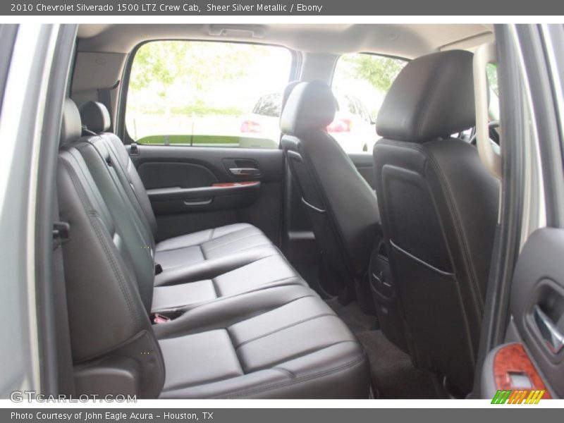 Sheer Silver Metallic / Ebony 2010 Chevrolet Silverado 1500 LTZ Crew Cab