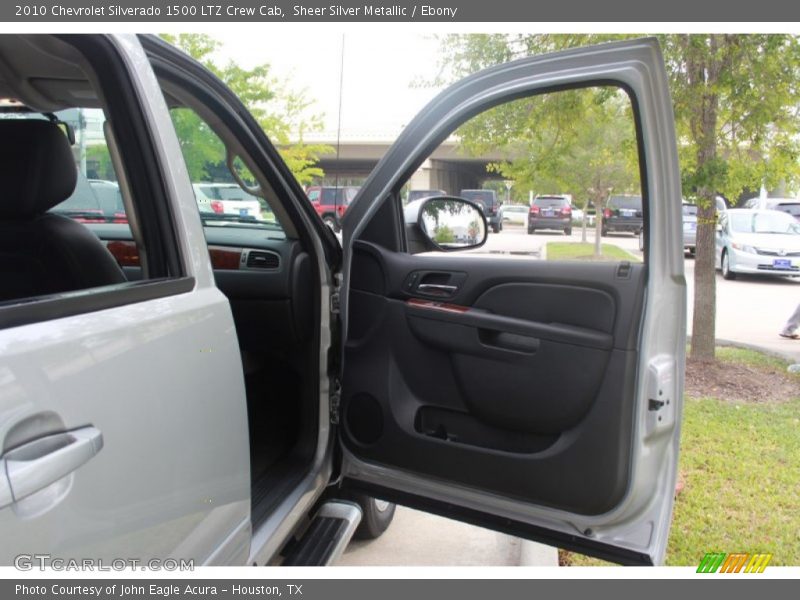Sheer Silver Metallic / Ebony 2010 Chevrolet Silverado 1500 LTZ Crew Cab