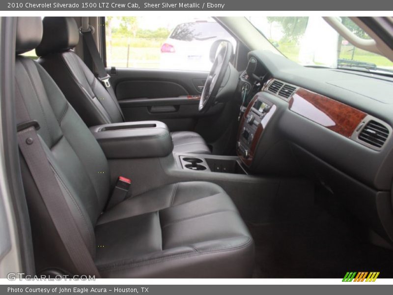 Sheer Silver Metallic / Ebony 2010 Chevrolet Silverado 1500 LTZ Crew Cab