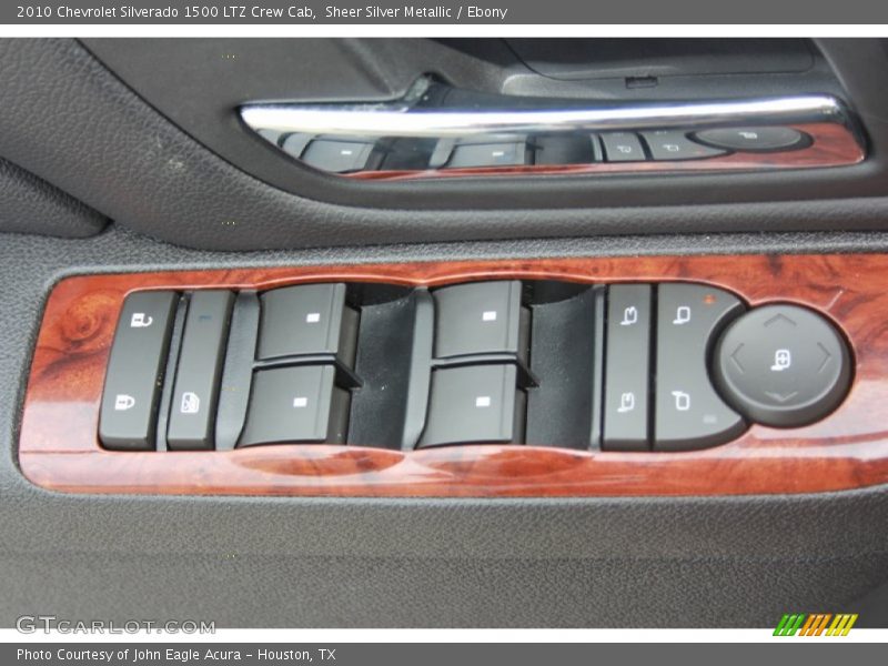 Sheer Silver Metallic / Ebony 2010 Chevrolet Silverado 1500 LTZ Crew Cab