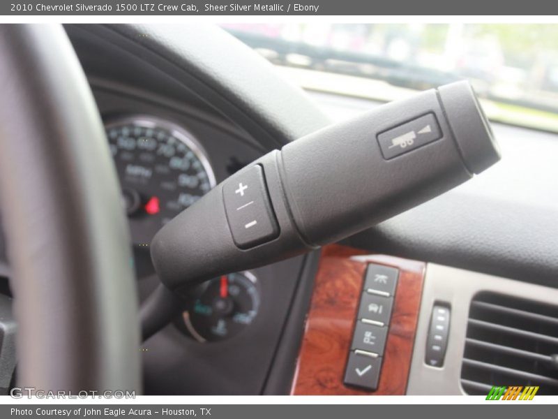 Sheer Silver Metallic / Ebony 2010 Chevrolet Silverado 1500 LTZ Crew Cab