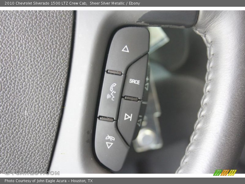 Sheer Silver Metallic / Ebony 2010 Chevrolet Silverado 1500 LTZ Crew Cab