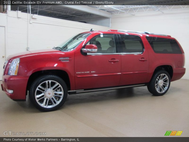  2012 Escalade ESV Premium AWD Crystal Red Tintcoat