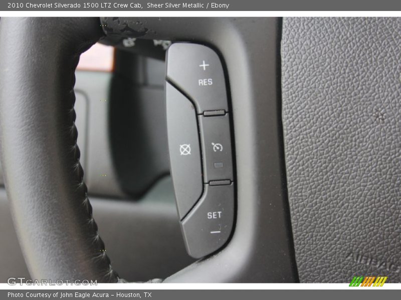 Sheer Silver Metallic / Ebony 2010 Chevrolet Silverado 1500 LTZ Crew Cab
