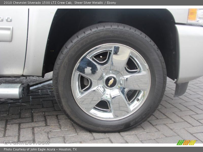 Sheer Silver Metallic / Ebony 2010 Chevrolet Silverado 1500 LTZ Crew Cab