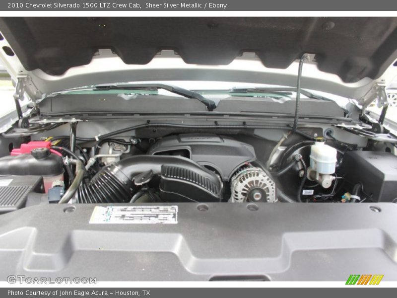 Sheer Silver Metallic / Ebony 2010 Chevrolet Silverado 1500 LTZ Crew Cab
