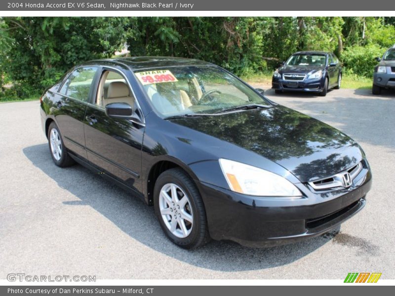 Nighthawk Black Pearl / Ivory 2004 Honda Accord EX V6 Sedan