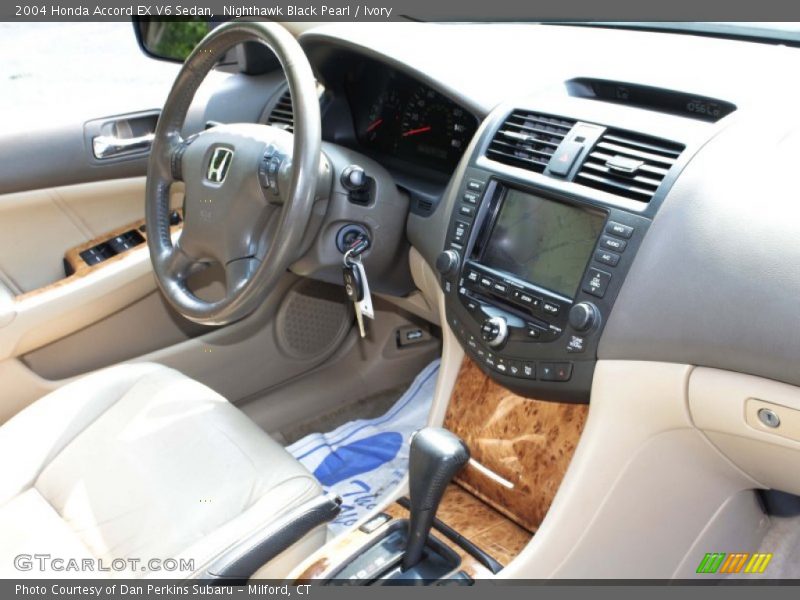 Nighthawk Black Pearl / Ivory 2004 Honda Accord EX V6 Sedan