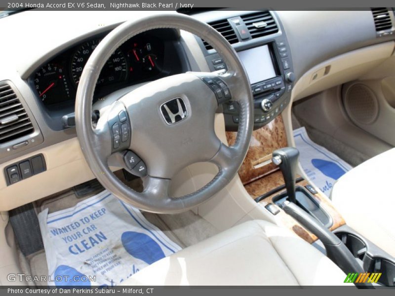 Nighthawk Black Pearl / Ivory 2004 Honda Accord EX V6 Sedan