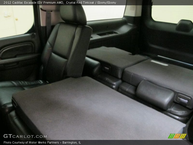 Crystal Red Tintcoat / Ebony/Ebony 2012 Cadillac Escalade ESV Premium AWD