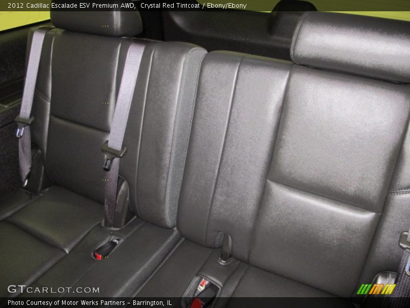 Crystal Red Tintcoat / Ebony/Ebony 2012 Cadillac Escalade ESV Premium AWD