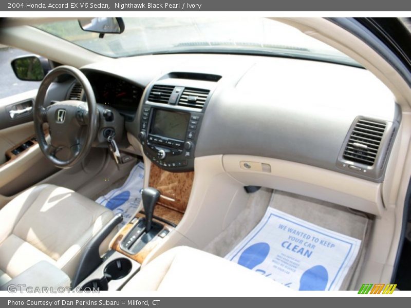Nighthawk Black Pearl / Ivory 2004 Honda Accord EX V6 Sedan