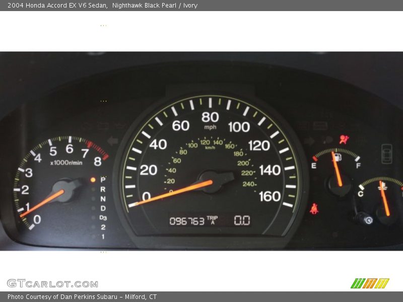 Nighthawk Black Pearl / Ivory 2004 Honda Accord EX V6 Sedan
