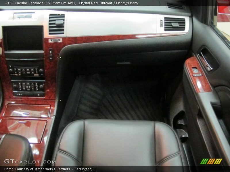 Crystal Red Tintcoat / Ebony/Ebony 2012 Cadillac Escalade ESV Premium AWD