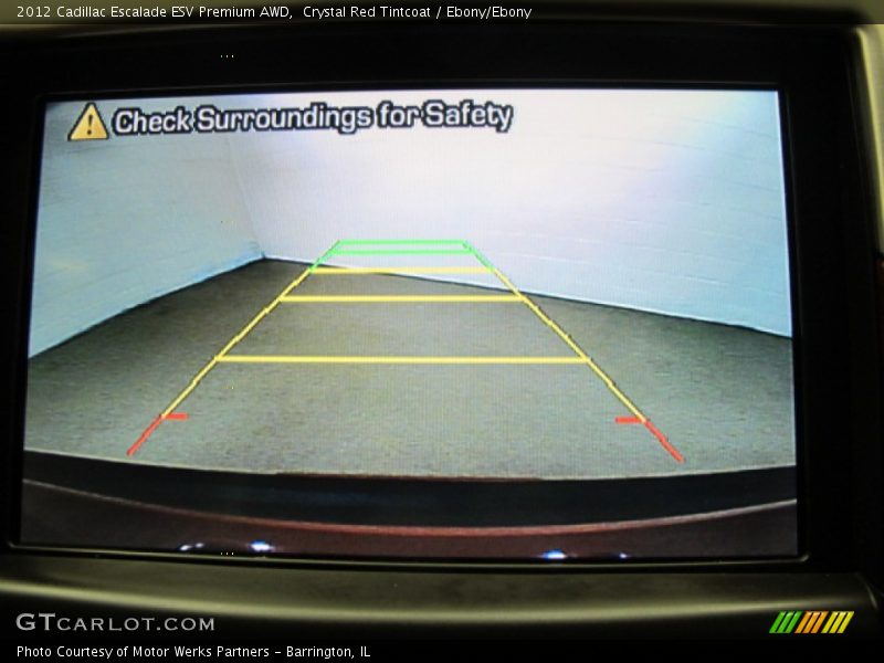 Crystal Red Tintcoat / Ebony/Ebony 2012 Cadillac Escalade ESV Premium AWD