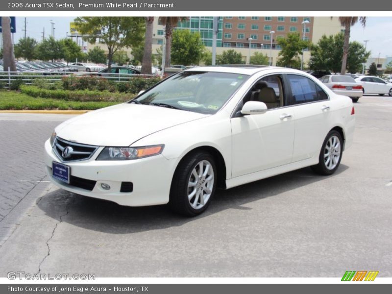Premium White Pearl / Parchment 2006 Acura TSX Sedan