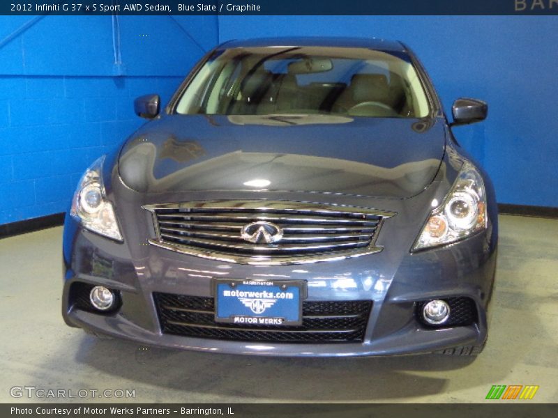 Blue Slate / Graphite 2012 Infiniti G 37 x S Sport AWD Sedan