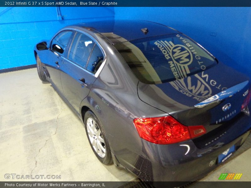 Blue Slate / Graphite 2012 Infiniti G 37 x S Sport AWD Sedan