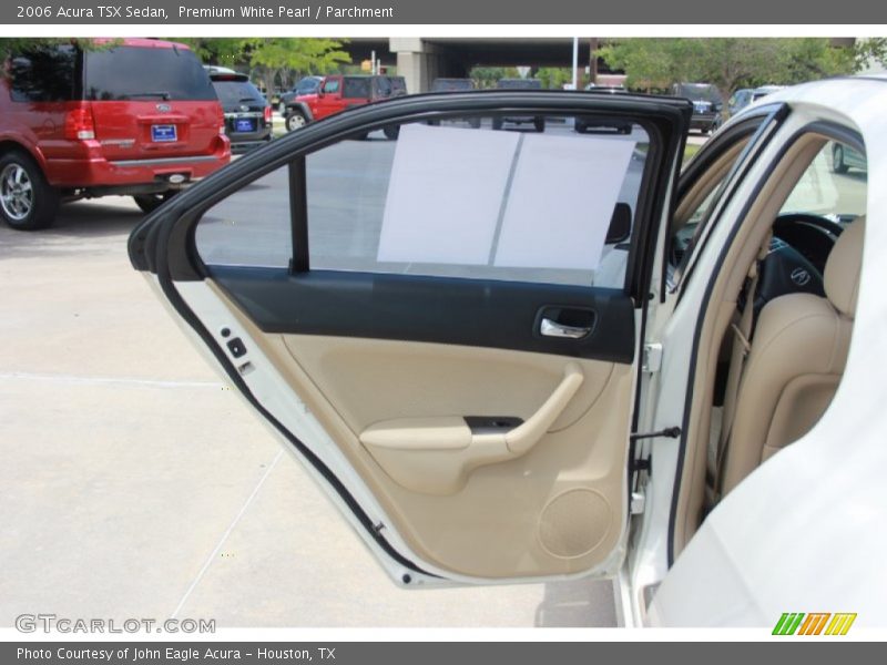 Premium White Pearl / Parchment 2006 Acura TSX Sedan