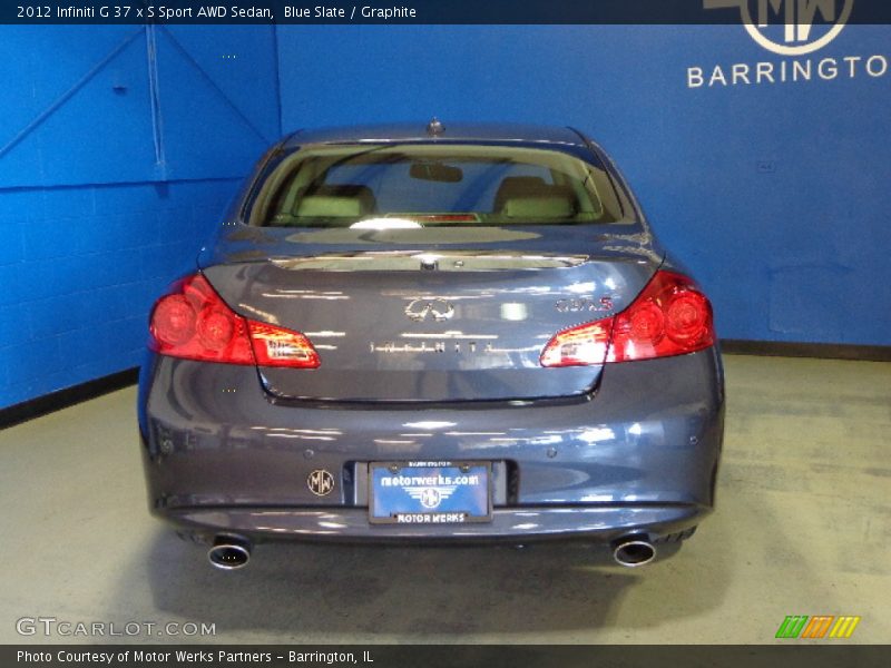 Blue Slate / Graphite 2012 Infiniti G 37 x S Sport AWD Sedan