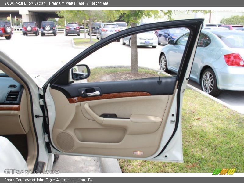 Premium White Pearl / Parchment 2006 Acura TSX Sedan