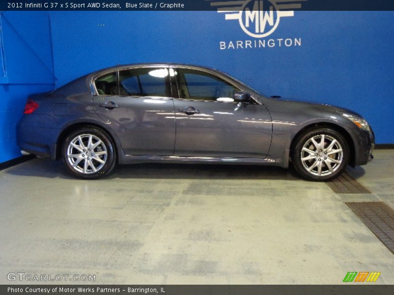 Blue Slate / Graphite 2012 Infiniti G 37 x S Sport AWD Sedan