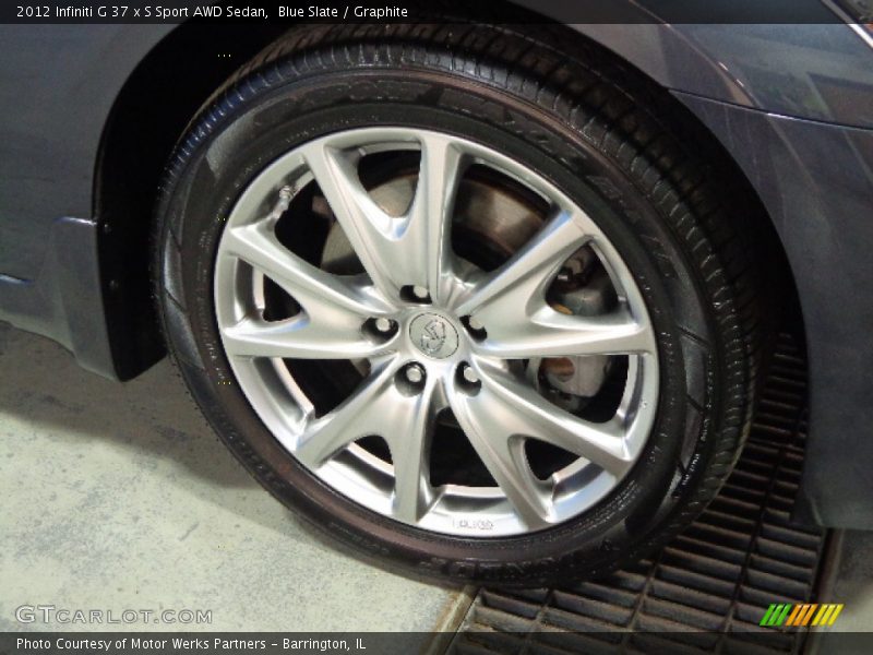 Blue Slate / Graphite 2012 Infiniti G 37 x S Sport AWD Sedan