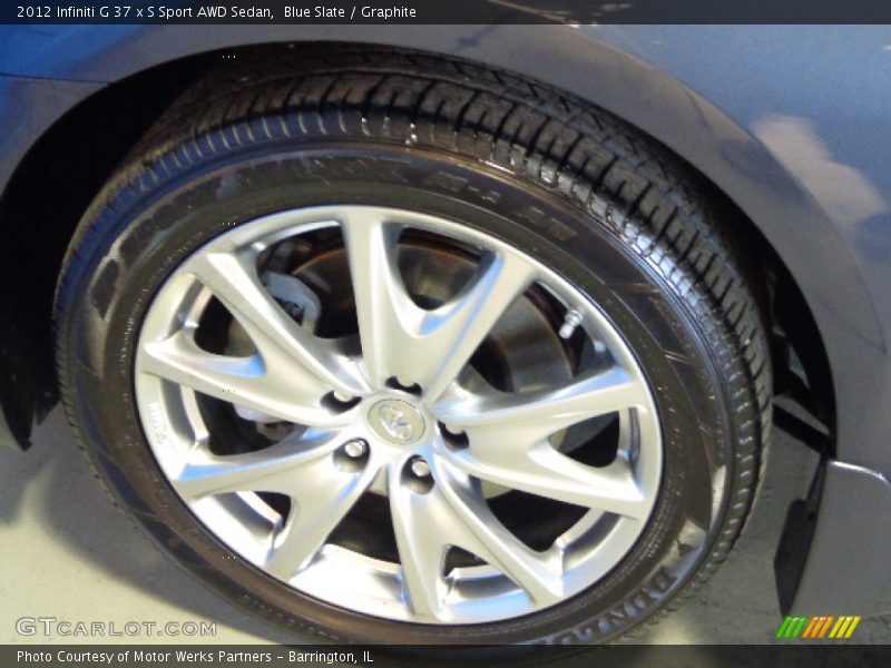 Blue Slate / Graphite 2012 Infiniti G 37 x S Sport AWD Sedan