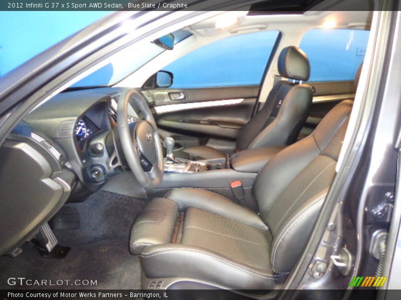 Blue Slate / Graphite 2012 Infiniti G 37 x S Sport AWD Sedan