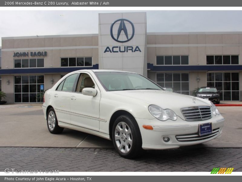 Alabaster White / Ash 2006 Mercedes-Benz C 280 Luxury