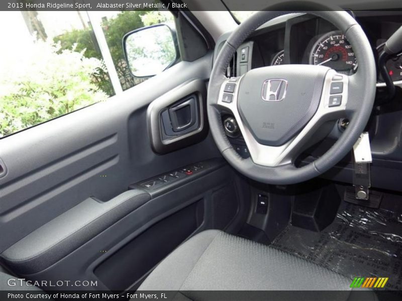 Alabaster Silver Metallic / Black 2013 Honda Ridgeline Sport