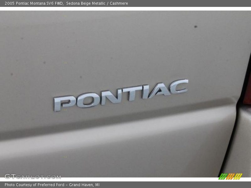 Sedona Beige Metallic / Cashmere 2005 Pontiac Montana SV6 FWD