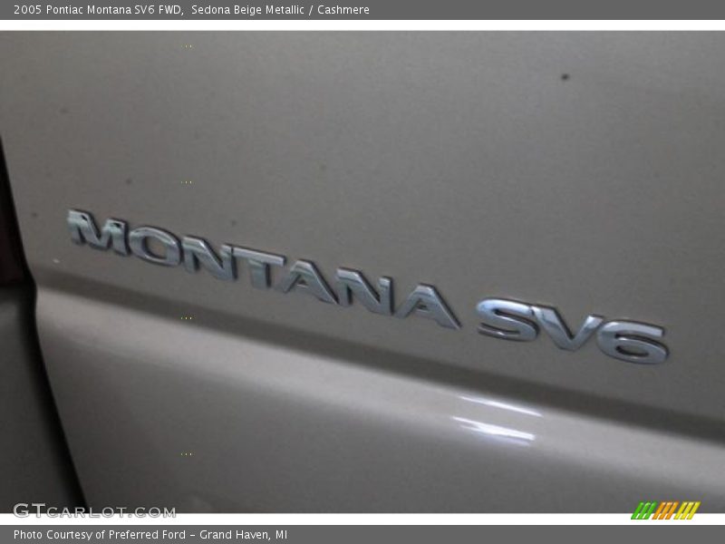 Sedona Beige Metallic / Cashmere 2005 Pontiac Montana SV6 FWD