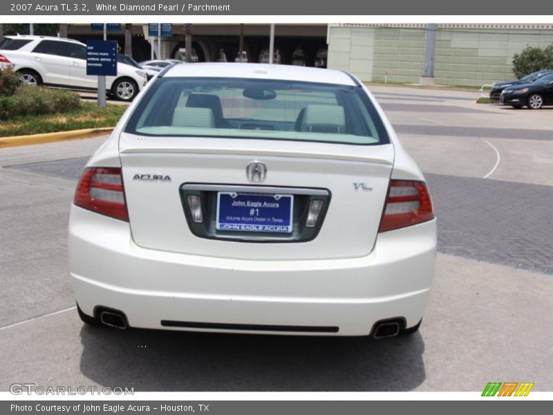 White Diamond Pearl / Parchment 2007 Acura TL 3.2