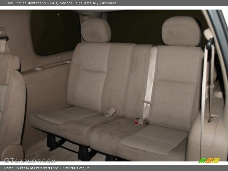 Rear Seat of 2005 Montana SV6 FWD