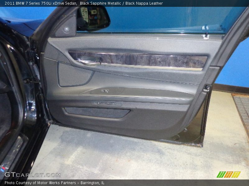 Black Sapphire Metallic / Black Nappa Leather 2011 BMW 7 Series 750Li xDrive Sedan