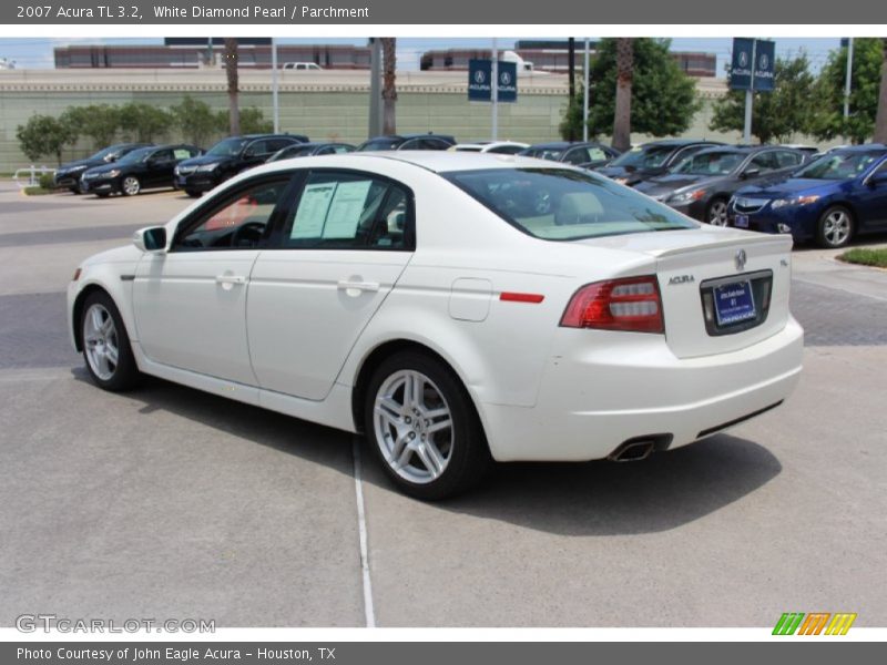 White Diamond Pearl / Parchment 2007 Acura TL 3.2