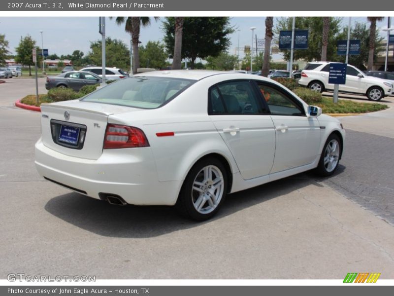 White Diamond Pearl / Parchment 2007 Acura TL 3.2