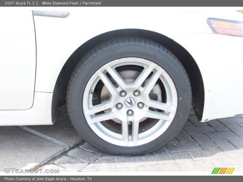 White Diamond Pearl / Parchment 2007 Acura TL 3.2