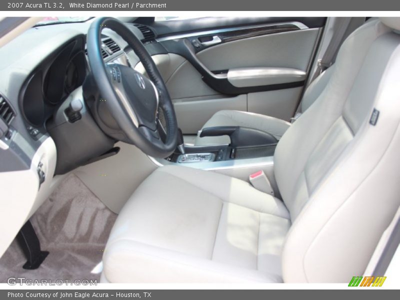 White Diamond Pearl / Parchment 2007 Acura TL 3.2
