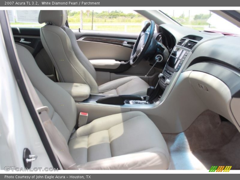 White Diamond Pearl / Parchment 2007 Acura TL 3.2