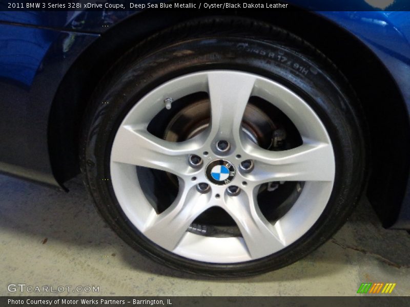 Deep Sea Blue Metallic / Oyster/Black Dakota Leather 2011 BMW 3 Series 328i xDrive Coupe