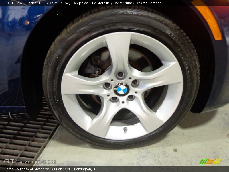 Deep Sea Blue Metallic / Oyster/Black Dakota Leather 2011 BMW 3 Series 328i xDrive Coupe