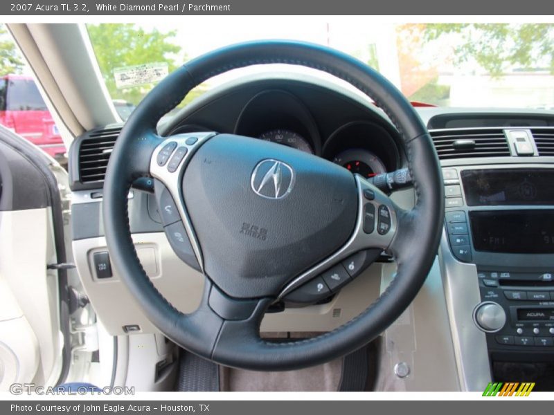 White Diamond Pearl / Parchment 2007 Acura TL 3.2