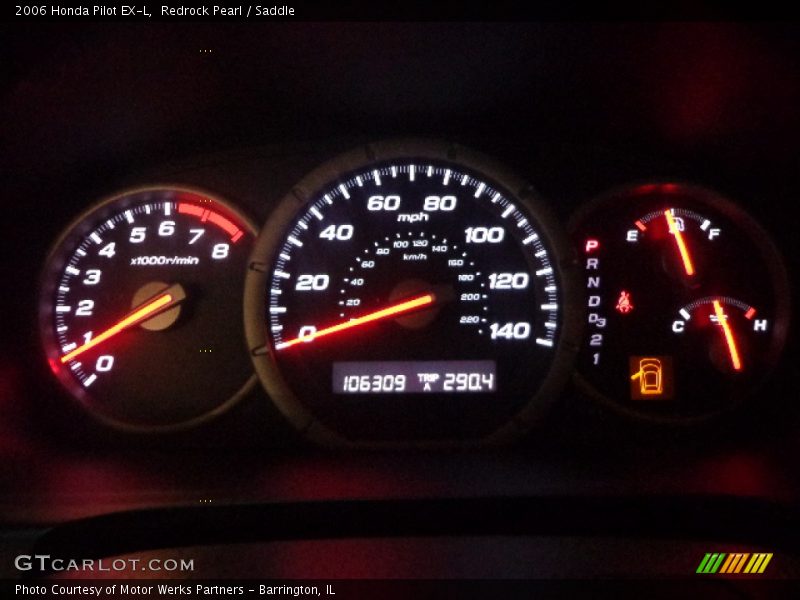 Redrock Pearl / Saddle 2006 Honda Pilot EX-L