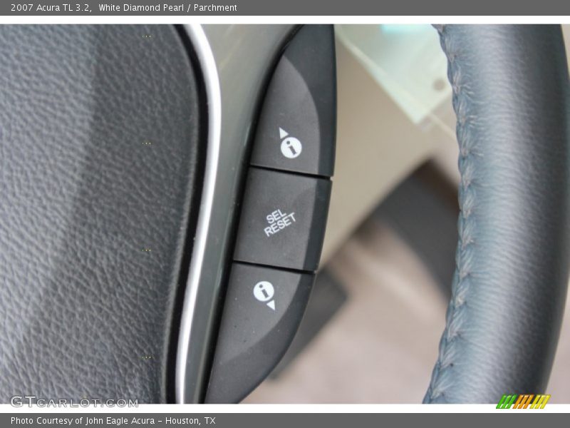 White Diamond Pearl / Parchment 2007 Acura TL 3.2