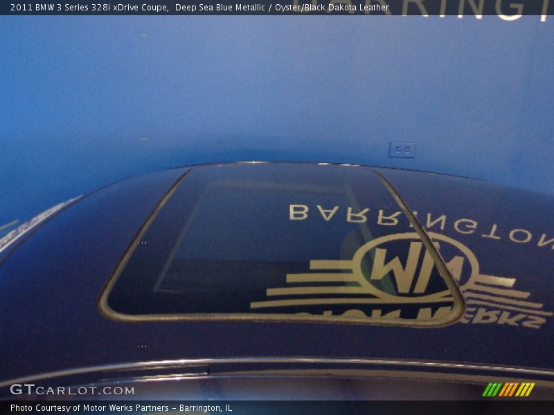 Deep Sea Blue Metallic / Oyster/Black Dakota Leather 2011 BMW 3 Series 328i xDrive Coupe