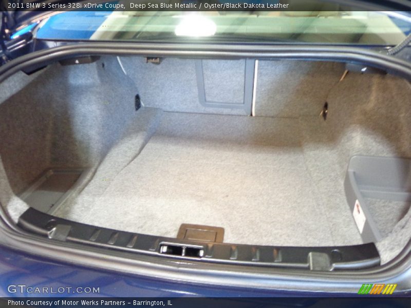 Deep Sea Blue Metallic / Oyster/Black Dakota Leather 2011 BMW 3 Series 328i xDrive Coupe