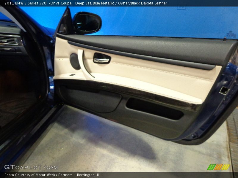 Deep Sea Blue Metallic / Oyster/Black Dakota Leather 2011 BMW 3 Series 328i xDrive Coupe