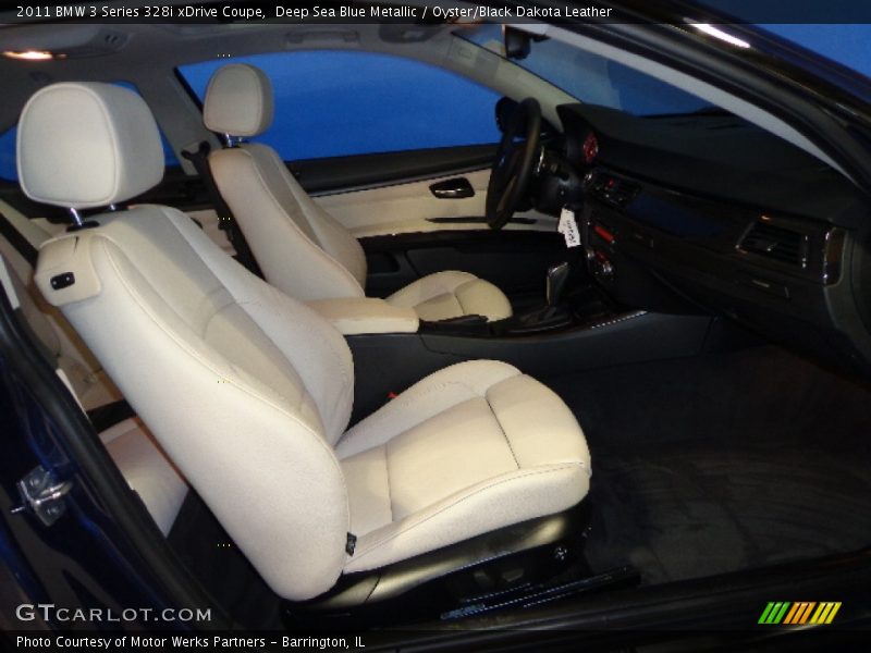 Deep Sea Blue Metallic / Oyster/Black Dakota Leather 2011 BMW 3 Series 328i xDrive Coupe